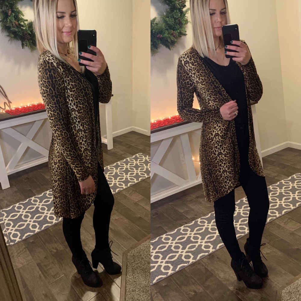 Leopard Cardigan